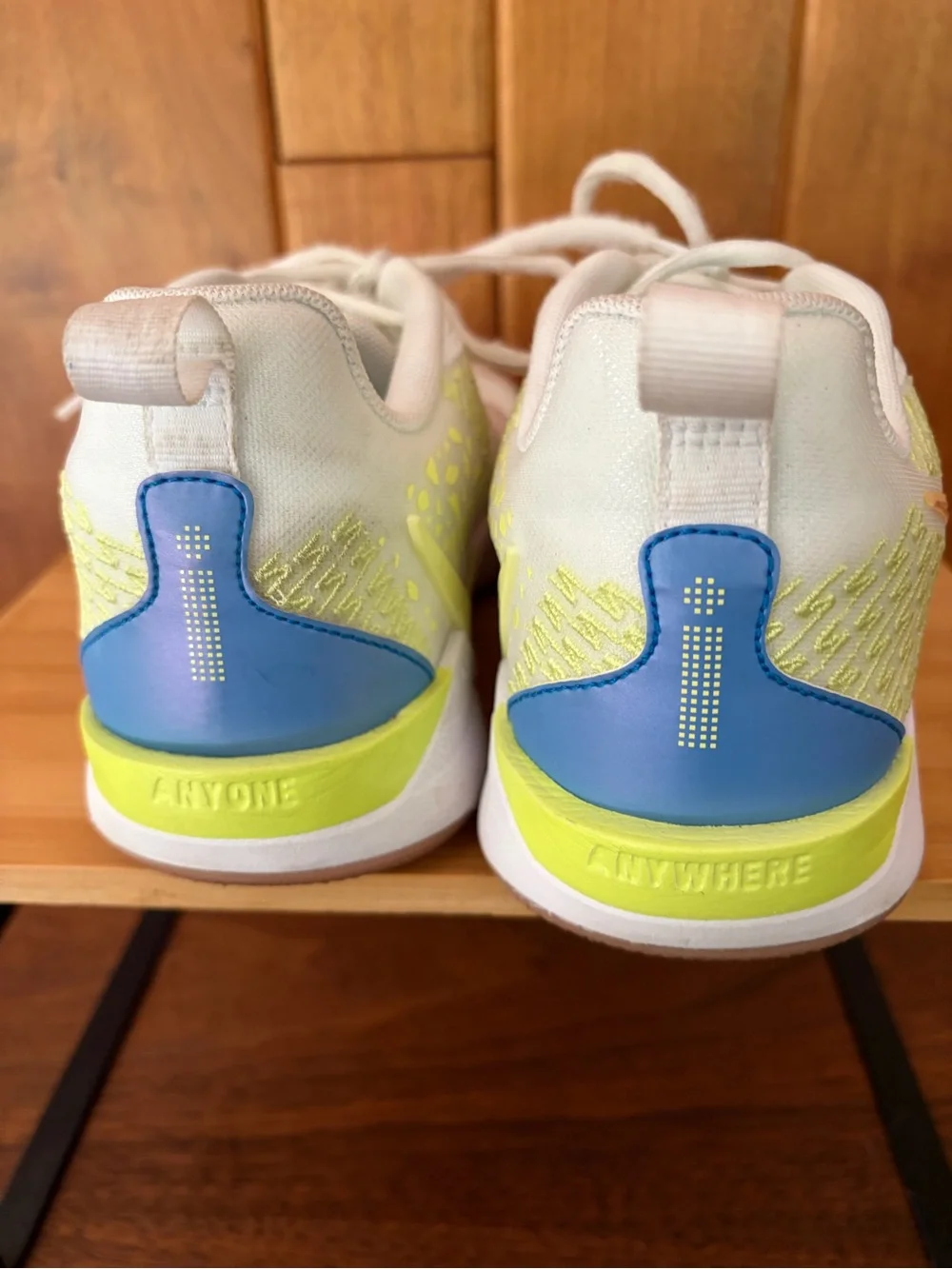 Nike Sabrina Kids 6.5 Y White/Lemon Sneaker Basketball Athletic Shoes. HF1188100